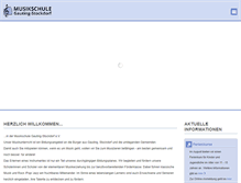 Tablet Screenshot of musikschule-gauting-stockdorf.de